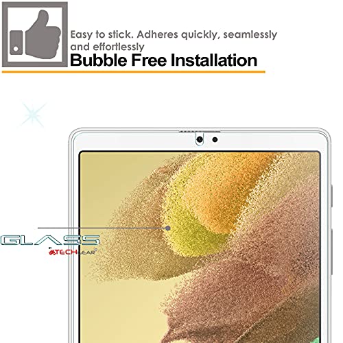 TECHGEAR Vidrio Compatible con Samsung Galaxy Tab A7 Lite 8.7" 2021 (SM-T220 / T225) Protector de Pantalla Vidro Templado [Dureza 9H] [Alta Definición][Resistente a los arañazos] [Sin Burbuja]