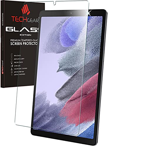 TECHGEAR Vidrio Compatible con Samsung Galaxy Tab A7 Lite 8.7" 2021 (SM-T220 / T225) Protector de Pantalla Vidro Templado [Dureza 9H] [Alta Definición][Resistente a los arañazos] [Sin Burbuja]