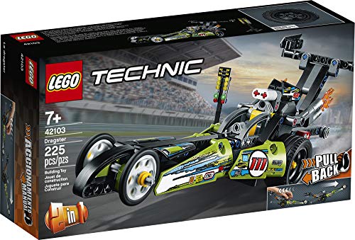 Technic Lego 42103 - Pull-Back - Top Fuel Dragster (225 Piezas)