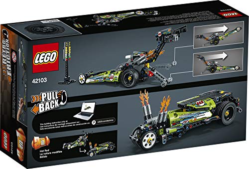 Technic Lego 42103 - Pull-Back - Top Fuel Dragster (225 Piezas)