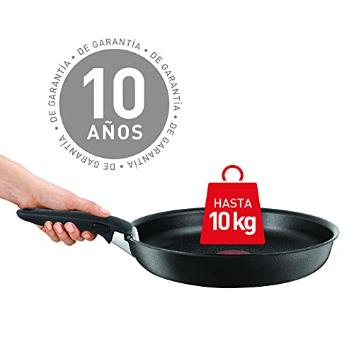 Tefal Ingenio Expertise Juego de 2 Sartenes, Mango extraíble: Sartenes de 22 y 26 cm, mango extraíble intercambiable, Titanium, sartenes antiadherentes, Thermospot, apto horno y lavavajillas