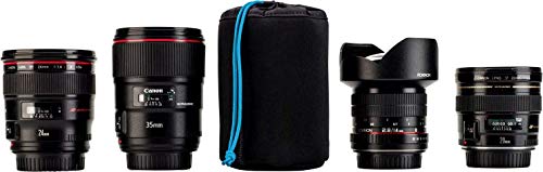 Tenba Tools Soft Lens Pouch 5x3.5 in. (13x9 cm) Organizador de Bolso, 13 cm, Negro (Black)