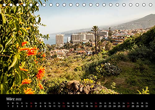 Teneriffa - Insel des ewigen Frühlings (Tischkalender 2022 DIN A5 quer): Farbenfrohe Landschaften bei mildem Klima - das ist Teneriffa! (Monatskalender, 14 Seiten )