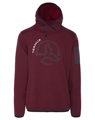 Ternua Myrdin M Sudadera, Hombre, Rojo(Burgundy/Whales Grey), XXL