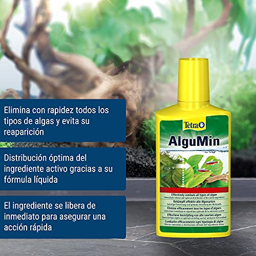 Tetra AlguMin 250 ml, Combate eficazmente todo tipo de algas