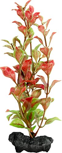 Tetra DecoArt Plantastics Red Ludwigia S Réplica con aspecto natural de la planta acuática Ludwigia roja