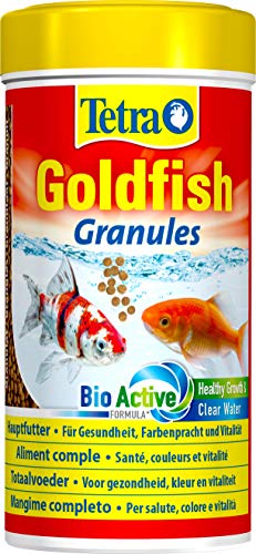 Tetra Goldfish – Alimento completo de gran calidad para peces rojos – Favorece el crecimiento, la salud y la longevidad – Resalta el color - Granulado – 250 ml