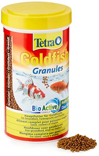 Tetra Goldfish -  Alimento completo granulado flotante para peces rojos – 500 ml