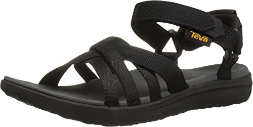 Teva Sanborn Sandal, Zapatillas de Atletismo Mujer, Negro (Black Blk), 36 EU