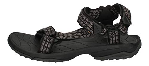 Teva Terra Fi Lite Sandal Mens, Sandalias con Correa de Tobillo Hombre, Rambler Black Rrbk, 49.5 EU