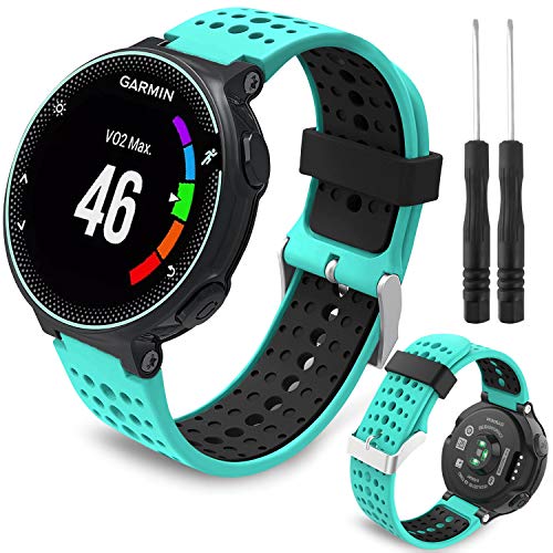 Th-some Correa para Garmin Forerunner 235 - Compatible con Forerunner 735XT Correa de Reloj, Pulsera de Reemplazo Silicona Suave Sports Banda para Forerunner 220, 230, 620, 630 y 735XT Smart Watch