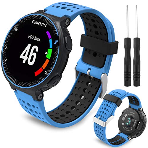 Th-some Correa para Garmin Forerunner 235 - Compatible con Forerunner 735XT Correa de Reloj, Pulsera de Reemplazo Silicona Suave Sports Banda para Forerunner 220, 230, 620, 630 y 735XT Smart Watch