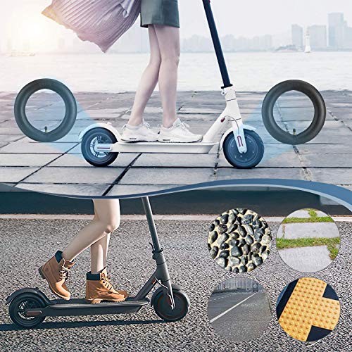 Th-some Interior de Scooter Eléctrico Xiaomi M365-2 Pcs Neumáticos Interiores de Patinete - Neumático Scooter Rueda Cámara de Aire Compatible Xiaomi M365 con 2 Palanca de llanta