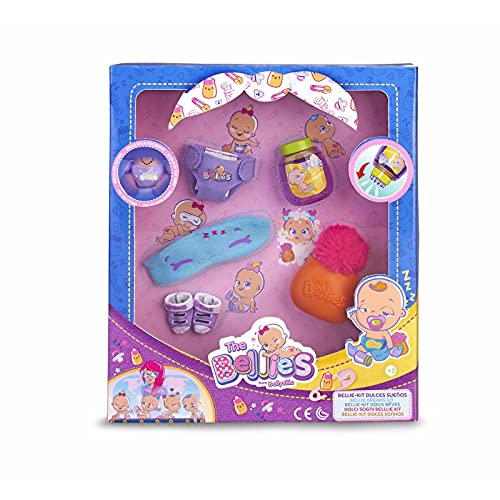 The Bellies - Bellie, Kit Dulces Sueños, Accesorios para Dormir, Recomendado para Niños y Niñas a Partir de 3 Años, Multicolor, (Famosa 700015141)