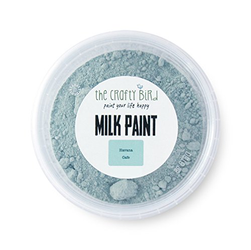 The Crafty Bird Milk Paint Havana Cafe 100 g, Powder, blaugrüner, 9.5 x 9.5 x 6.3 cm