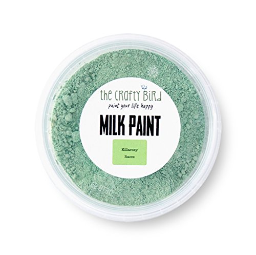 The Crafty Bird Milk Paint Killarney Races 100 g, Powder, Verde, 9.5 x 9.5 x 6.3 cm