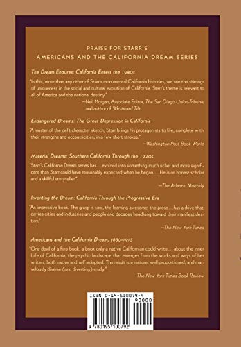 The Dream Endures: California Enters the 1940s (Americans California Dream Series)