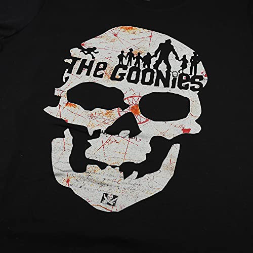 The Goonies Skull Camiseta, Negro, XL para Hombre