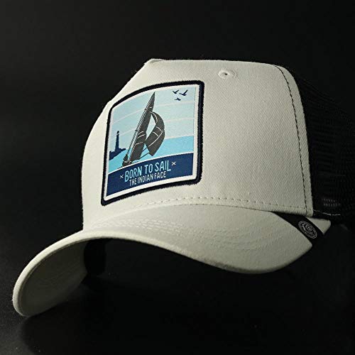 The Indian Face Gorra - Born to Sail White/Black