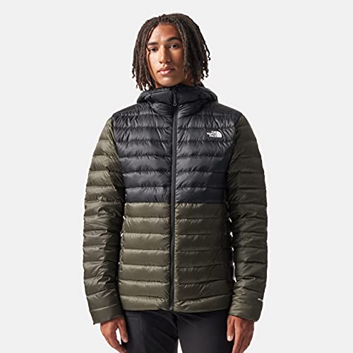 The North Face M Resolve Down Hoodie, XL, NWTPEGRN/TNFBLK