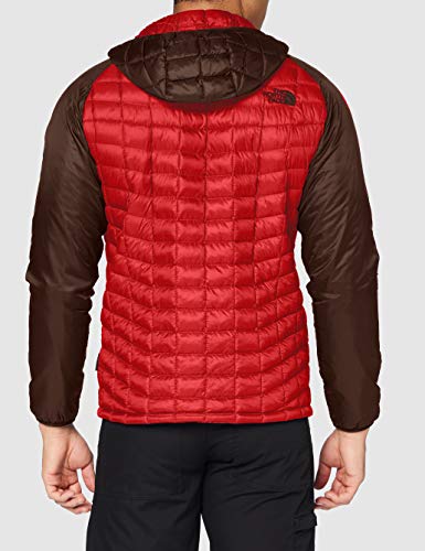 The North Face M TBL Sport HD Sudadera Deportiva con Capucha Thermoball, Hombre, Rojo (Rage Red/Bitter)