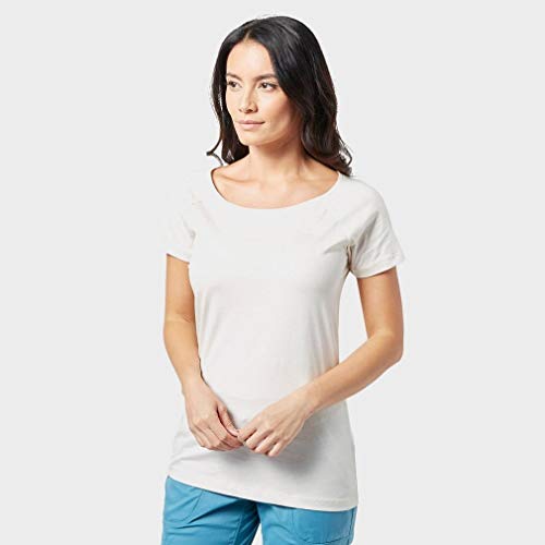 The North Face tee Camiseta de Manga raglán Simple Dome, Mujer, Vintage White, XS