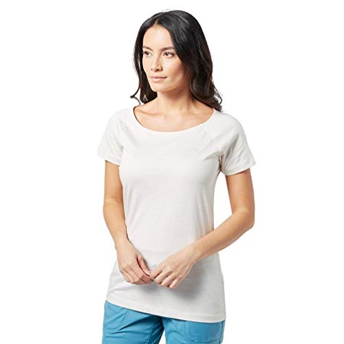The North Face tee Camiseta de Manga raglán Simple Dome, Mujer, Vintage White, XS
