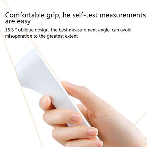 Thermometers Pistola termómetro Digital Frontal por Infrarrojos, Pistola Frontal, termómetro electrónico sin Contacto, Medida 1 Segundo, para Alimentos, niños/Adultos, etc.