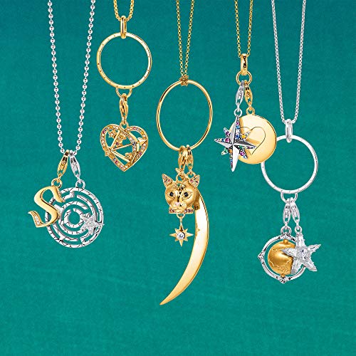 Thomas Sabo - Charm con Cierre para Mujer de Plata de Ley 925/1000, Letra T