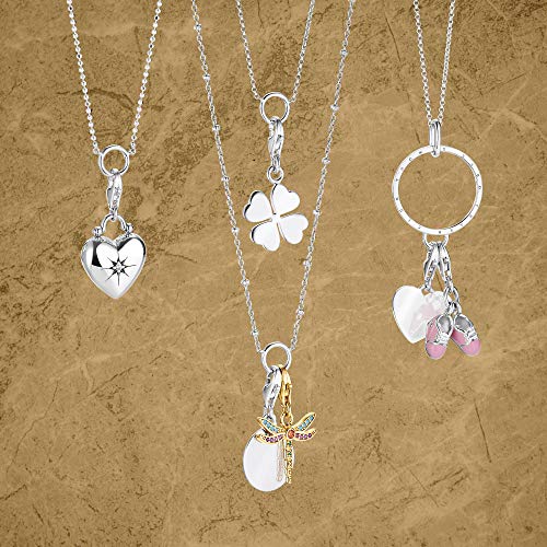 Thomas Sabo - Charm con Cierre para Mujer de Plata de Ley 925/1000, Letra T