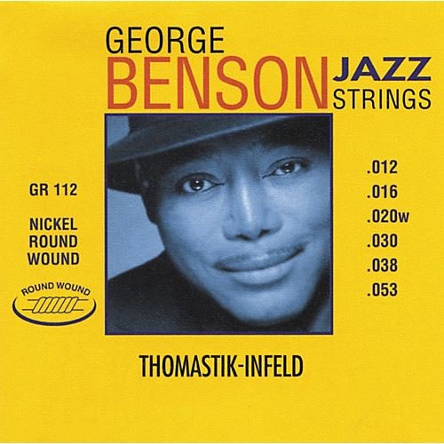 Thomastik GR112 juego de George Benson de gran calibre 12 Roundwound