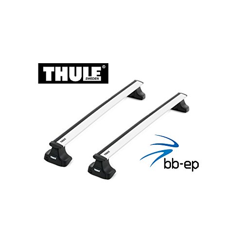 Thule Baca de aluminio 90422846 con nuevo sistema de barras WingBar para Seat Ibiza (6 L) con techo normal, incluye 1 litro de limpiador de pantalla Kroon Oil.