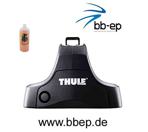 Thule Baca de aluminio 90422846 con nuevo sistema de barras WingBar para Seat Ibiza (6 L) con techo normal, incluye 1 litro de limpiador de pantalla Kroon Oil.