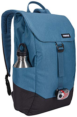 Thule Lithos 16L - Mochila de poliéster ripstop para portátil de 15 pulgadas y tablet de 10,1 pulgadas, color azul y negro