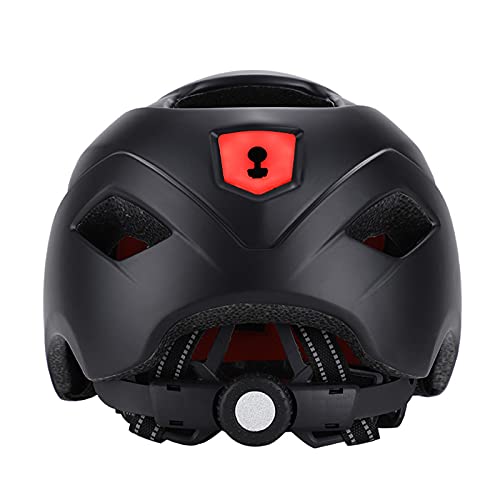 THV -Casco Ciclismo Transpirable De 11 Hoyos, Casco De Bicicleta Ligero (Adecuado para El Tamaño De La Cabeza 57-61Cm) Casco De Ciclismo con Luz Inteligente USB, Color Verde Cambiante