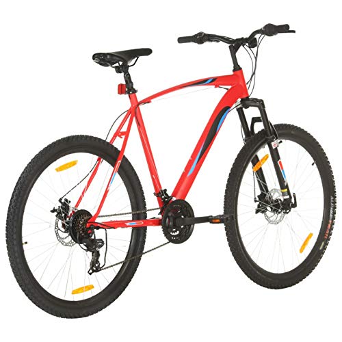 Tidyard Bicicleta montaña 21 velocidades 29 Pulgadas Rueda 53 cm Rojo