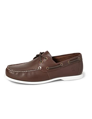 Timberland Cedar Bay, Náuticos Hombre, Marrón Dark Brown Grain, 42 EU