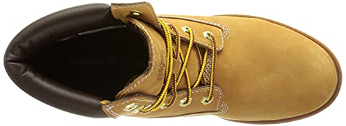 Timberland Linden Woods 6 Inch WR Botas de moda para Mujer, Amarillo (Wheat Nubuck), 40 EU