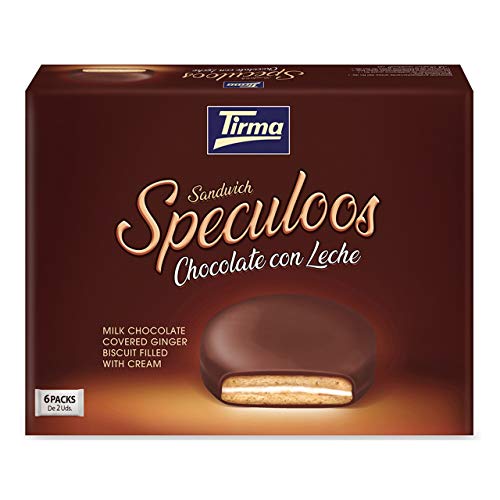 Tirma Sandwich Speculoos Chocolate Con Leche (6 X 40g), 240 Gramos