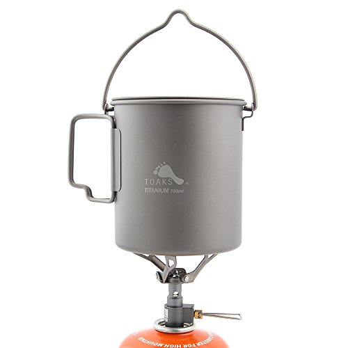 Toaks 750 ml Pot de titane et seulement 25 g Brs-3000t Réchaud de camping