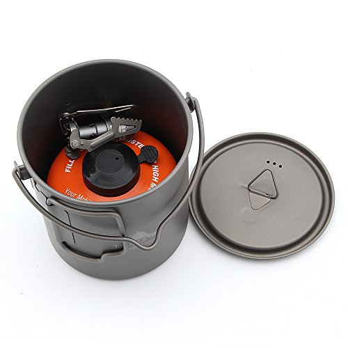 Toaks 750 ml Pot de titane et seulement 25 g Brs-3000t Réchaud de camping