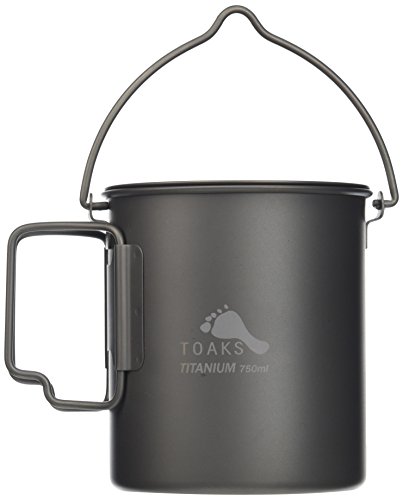 TOAKS Titanium 750ml Pot with Bail Handle by TOAKS