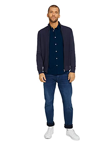 TOM TAILOR 1023881 Camisa, Hombre, 10302 Dark Blue, XXL