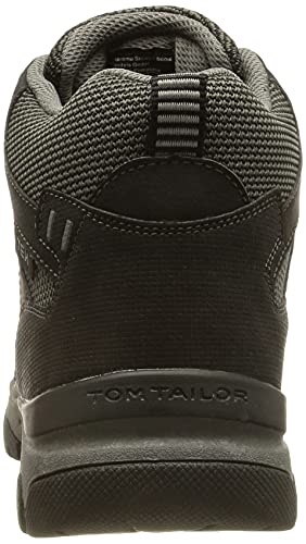 TOM TAILOR 2181407 Botas para senderismo para Hombre, Negro, 42 EU