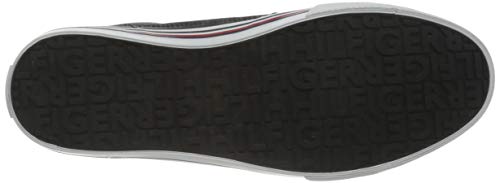 Tommy Hilfiger Core Corporate Leather Sneaker, Zapatillas Hombre, Black, 41 EU