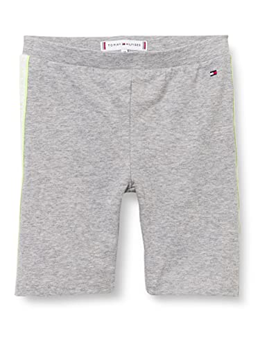 Tommy Hilfiger Essential Cycling Shorts Pantalones Cortos, Light Grey Heather, 42 para Niñas