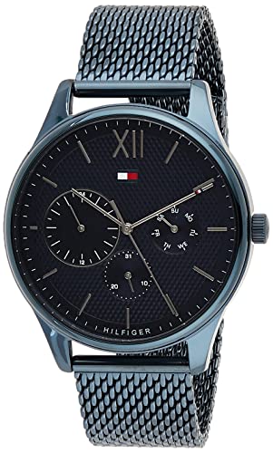 Tommy Hilfiger Reloj Multiesfera para Hombre de Cuarzo con Correa en Acero Inoxidable 1791421