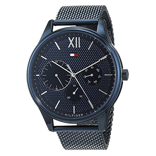 Tommy Hilfiger Reloj Multiesfera para Hombre de Cuarzo con Correa en Acero Inoxidable 1791421