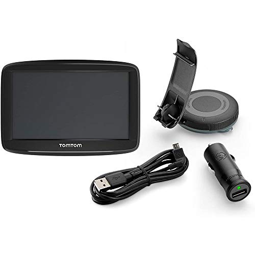 TomTom Start 52 - Navegador GPS (5" pantalla táctil, flash, batería, encendedor de cigarrillos, interno, MicroSD/TransFlash), (versión importada Alemania, Austria, Suiza, Republica Checa, Eslovaquia)