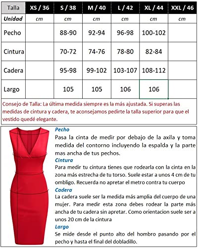 TONALA | Vestido Mujer Fiesta Boda Evento Encaje Recto Chic Manga Larga | Vestido de invitada de comunion, Vestidos de Fiesta para Bodas Cortos | Vestidos Elegantes Mujer Fiesta (Rojo, s)